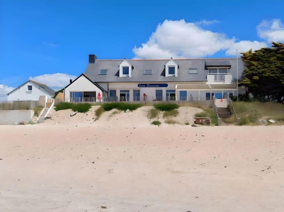 Appartement Pour 3 Personnes Sur La Plage Les Pieds Dans Leau Plonévez-Porzay Εξωτερικό φωτογραφία